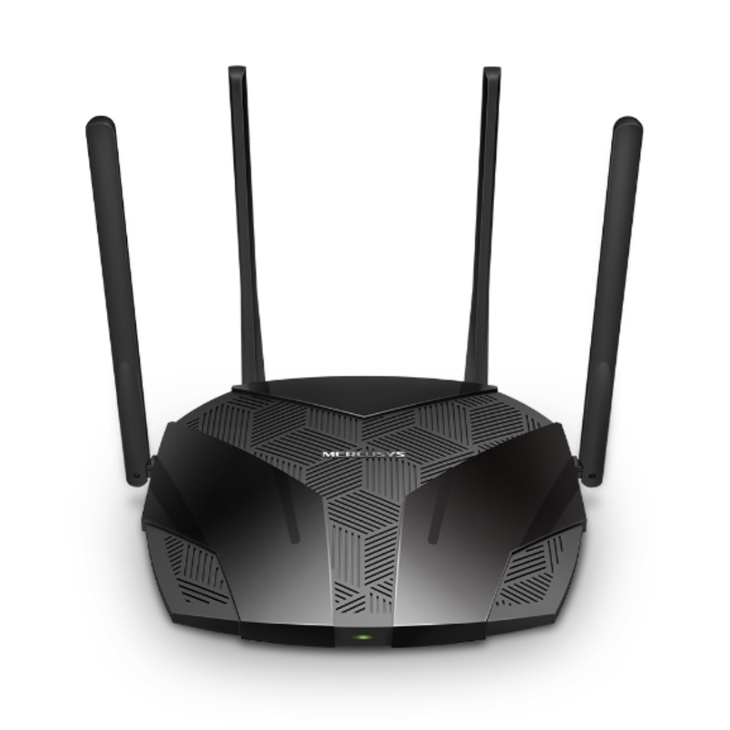 ROUTER MERCUSYS MR70X WIRELESS 6 2.1GHZ DOBLE BANDA 574|1201MBPS IEEE802.11AX 1 WAN 3 LAN 4 ANTENAS