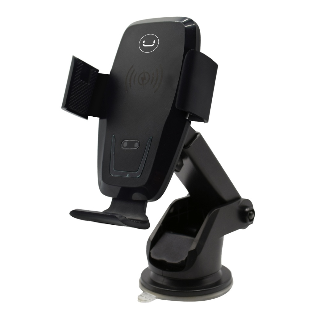 SOPORTE DE TELEFONO UNNO TEKNO BRAZO ARTICULADO CON CARGADOR INALAMBRICO 5W-10W NEGRO CH3009BK