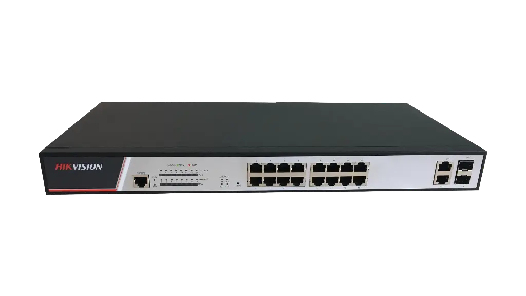 SWITCH GESTIONABLE 16 PORTS + 2 COMBO DS-3E2318P | POE 330W