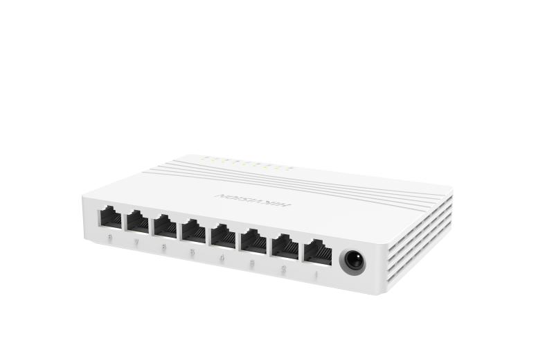 SWITCH HIKVISION NO GESTIONABLE GIGABIT 8 PUERTOS DS-3E0508D-E | ESCRITORIO 10|100|1000MBPS