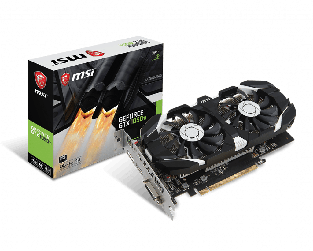 TARJETA DE VIDEO GEFROCE 1050TI 4GB GDDR5