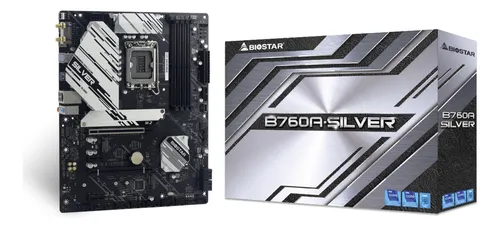 TARJETA MADRE BIOSTAR B760A-SILVER SUPP 12TH|13TH14TH SOCKET 1700 USB 3.2 PCIE 4.0 | M.2 DDR5