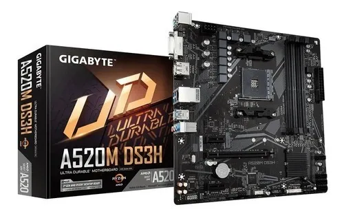 TARJETA MADRE GIGABYTE A520M DS3H SOCKET AM4 DDR4