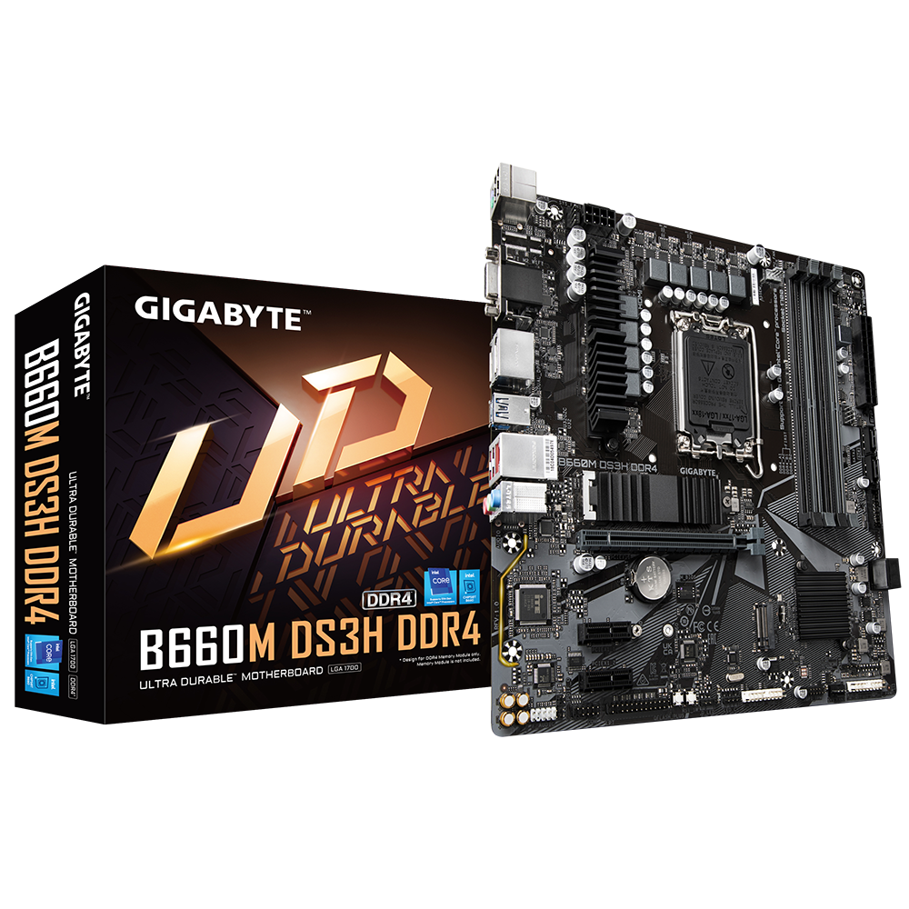 TARJETA MADRE GIGABYTE B660M DS3H DDR4 INTEL SOCKET 1700