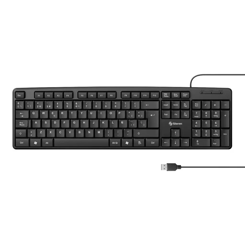 TECLADO ALAMBRICO USB PARA PC