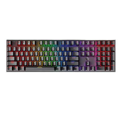 TECLADO FANTECH ATOM MK886V2 CABLEADO ROJO-NEGRO