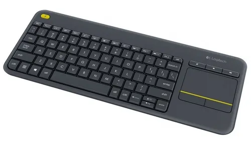 TECLADO LOGITECH K400 PLUS TOUCHPAD RF INALAMBRICO USB INGLES NEGRO