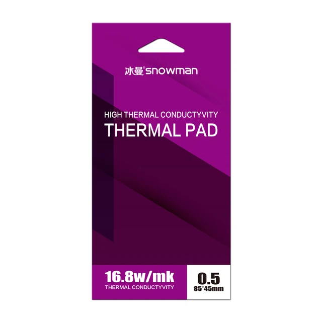 THERMAL PAD SNOWMAN HIGHT THERMAL CONDUCTYVITY13.8W|MK 85X45 X 1.5MM TPAD85451.5