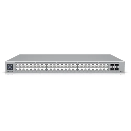 USW-48-POE UBIQUITI SWITCH UNIFI 48 PUERTOS POE GIGABIT + 4 SFP PANTALLA TOUCH HASTA 52GBPS CONMUTACION HASTA 104GPS.