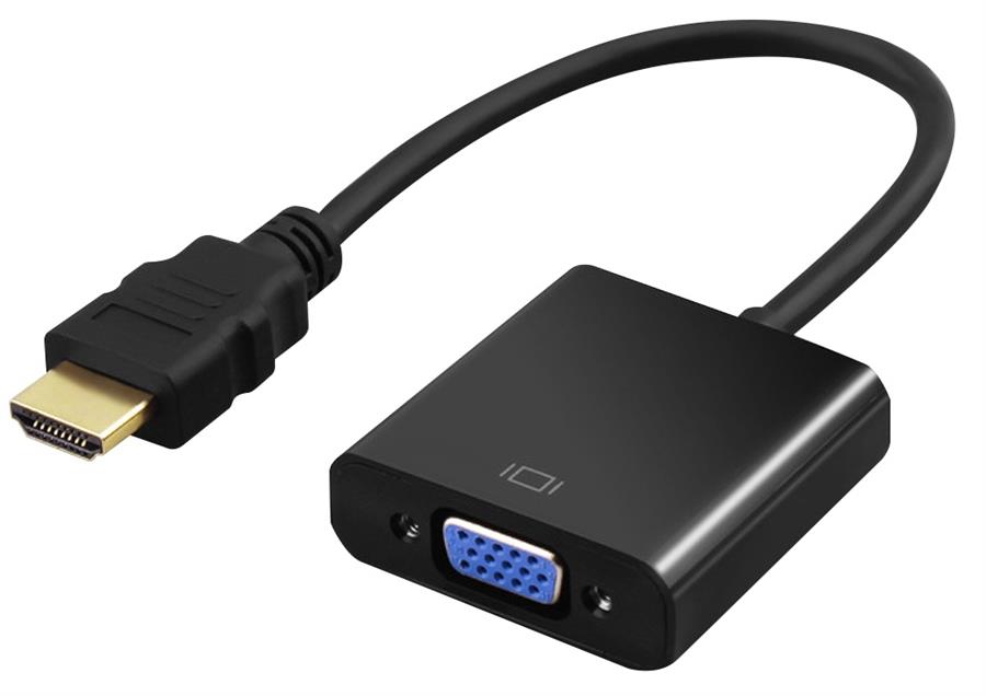 ADAPTADOR CONVERTIDOR SPIDERTEC VGA A HDMI 1080P SPI-A45