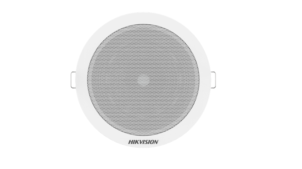 ALTAVOZ ANALOGICO HIKVISION 6W TECHO EMPOTRABLE | 8 OHMS | MAX 98DB DS-QAE0206G1-V | BLANCO