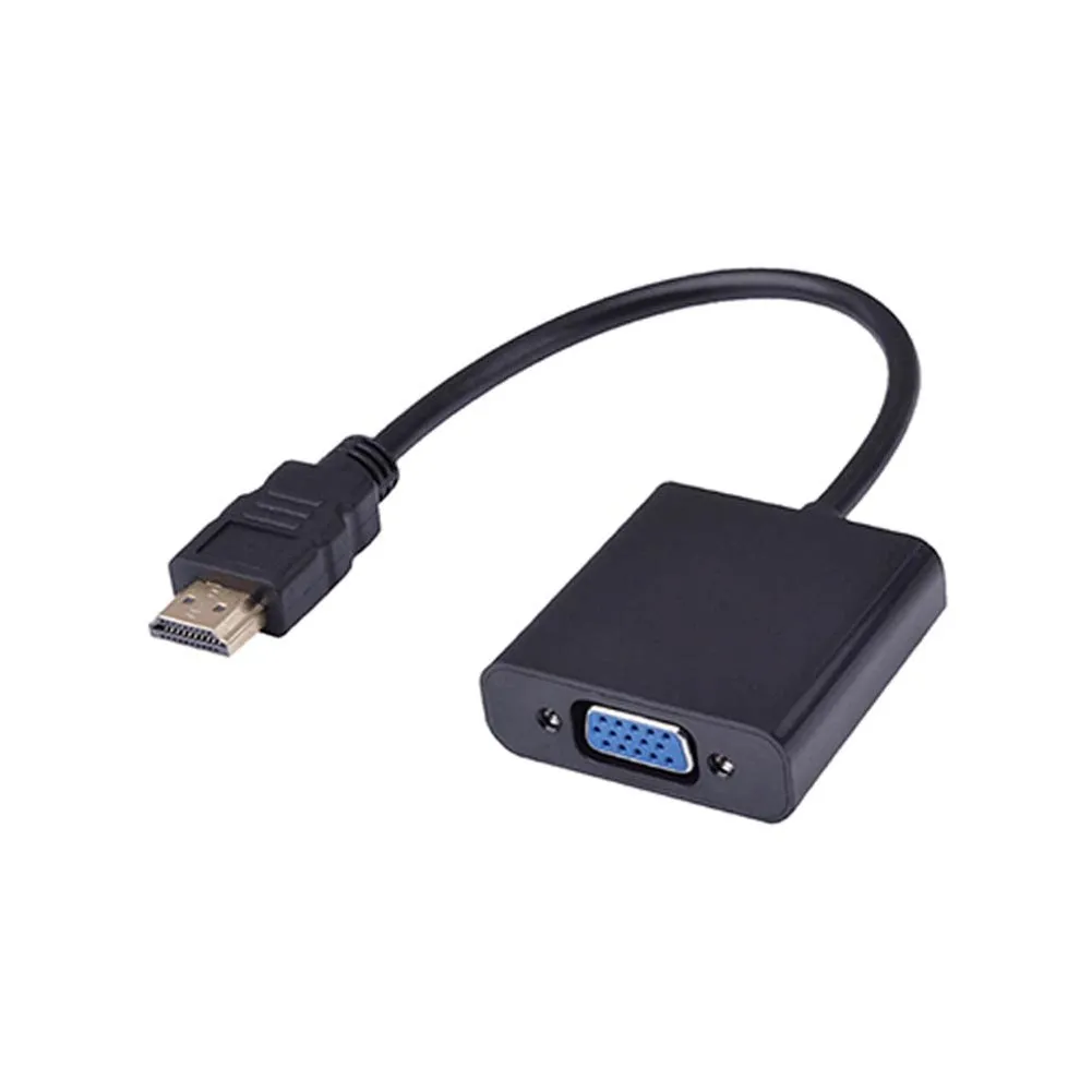 CABLE ADAPTADOR JEMIP HDMI A VGA 15CM NEGRO JPOHDVGAC017-BK