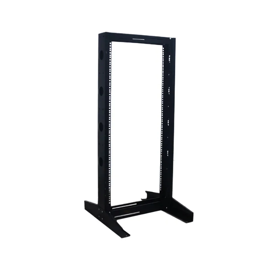 RACK DE PISO 45 UNIDADES 7FT NEGRO DOS POSTES QNET INCLUYE 50 CANASTILLA QNETR45