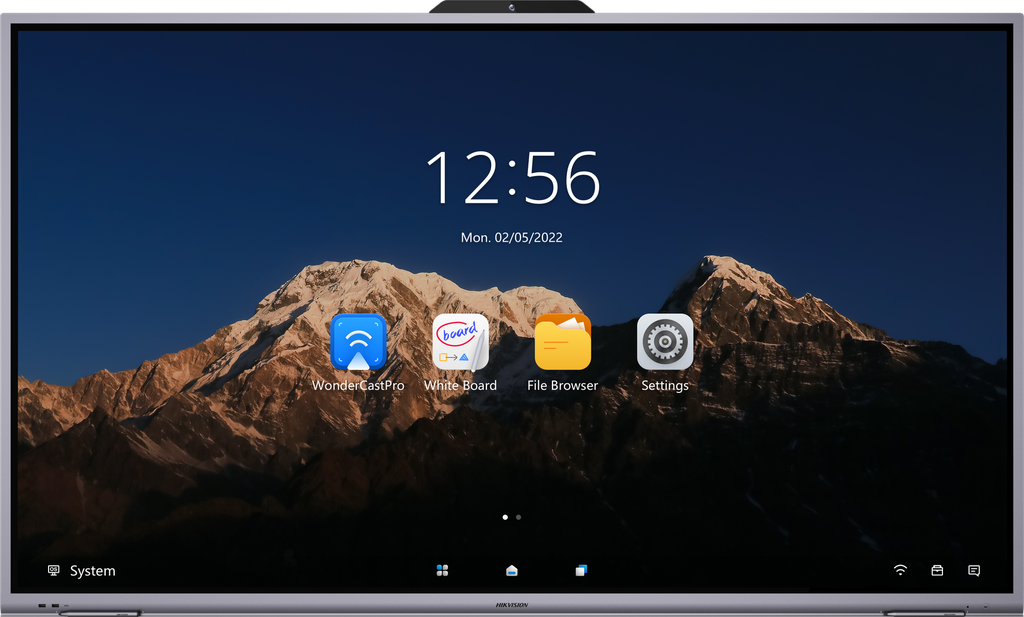 PANTALLA INTERACTIVA HIKVISION DS-D5B86RB|EL 86" PULGADAS ULTRA HD 4K MICROFONO TACTIL 3840 X 2160 ANDROID 11