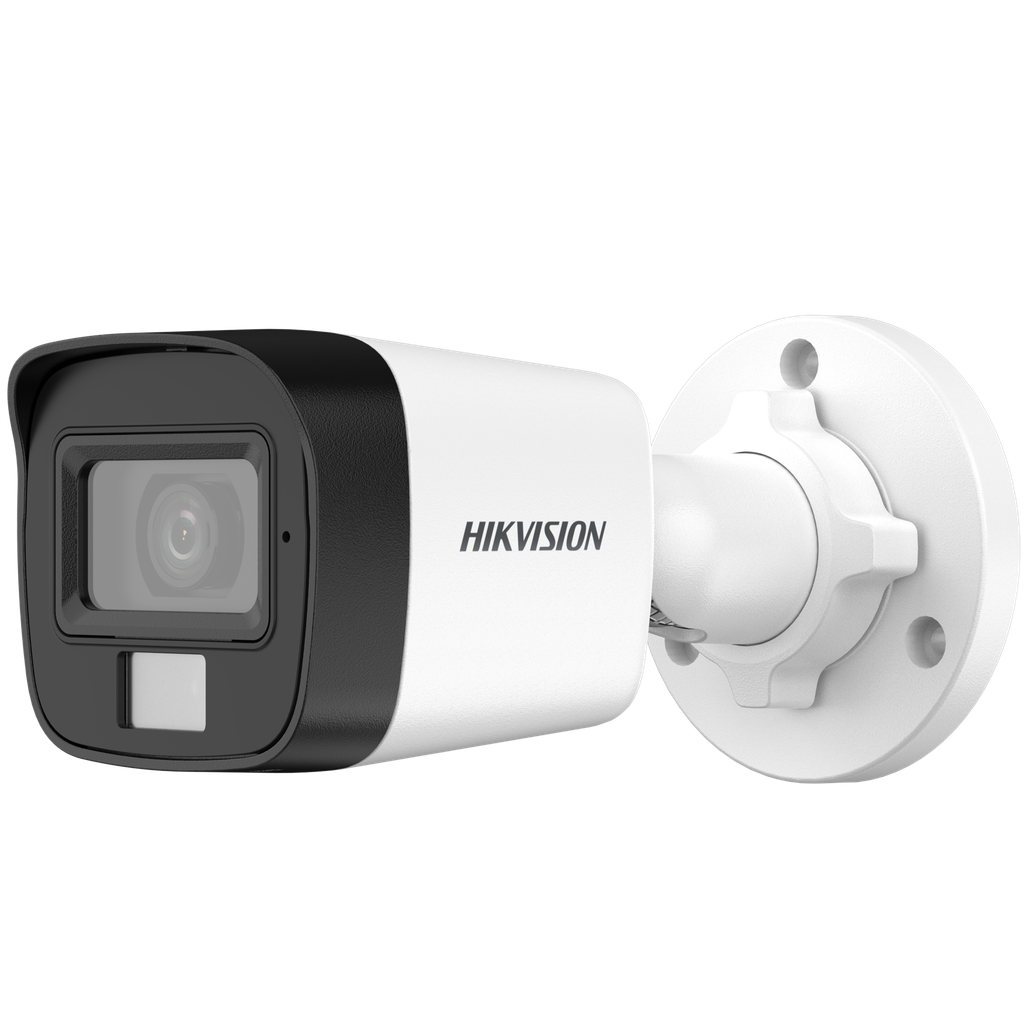 CAMARA BULLET HIKVISION DS-2CE16K0T-LFS TURBO HD 5 MP | 2.8 MM | 3K | 2960 X 1665 | LUZ DUAL | IR EXIR MICROFONO INTEGRADO | EXTERIOR IP67 METAL DWDR