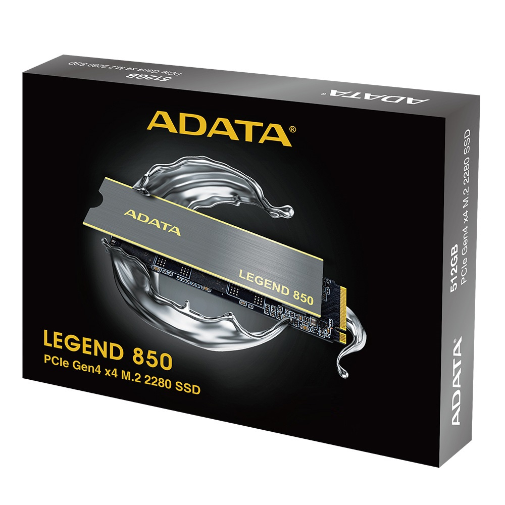 UNIDAD ESTADO SOLIDO M.2 ADATA LEGEND 850 512GB PCI EXPRESS 4.0 NVME INTERNAL SSD ALEG-850-512GCS