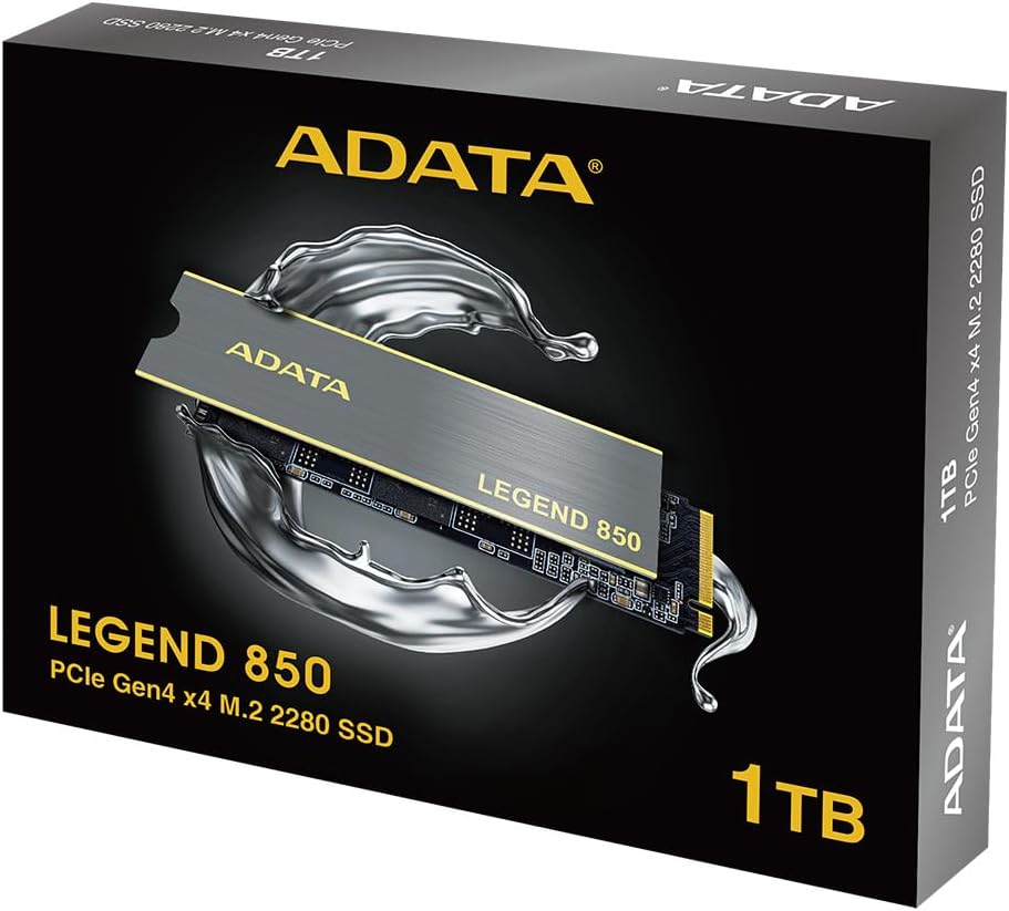 UNIDAD ESTADO SOLIDO M.2 ADATA LEGEND 850 1TB PCI EXPRESS 4.0 NVME INTERNAL SSD ALEG-850-1TCS