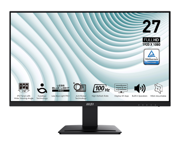 MONITOR MSI 9S6-3PB4CH-088 | 27" | 100HZ