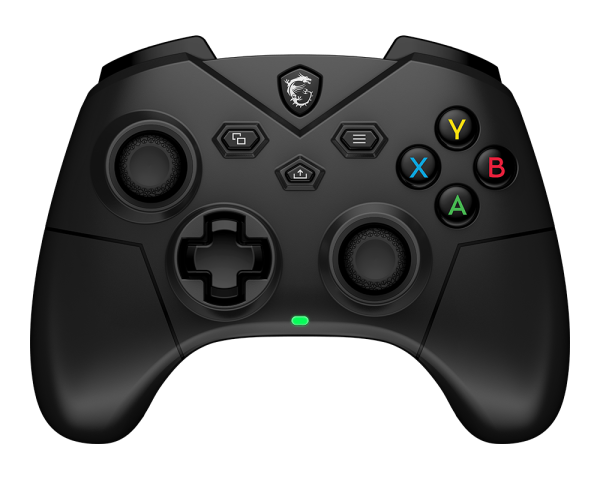 GAMEPAD MSI GAMING FORCE GC300 | WIRELESS | BLUETOOTH | CABLE USB-A A USB-C 2 METROS | NEGRO