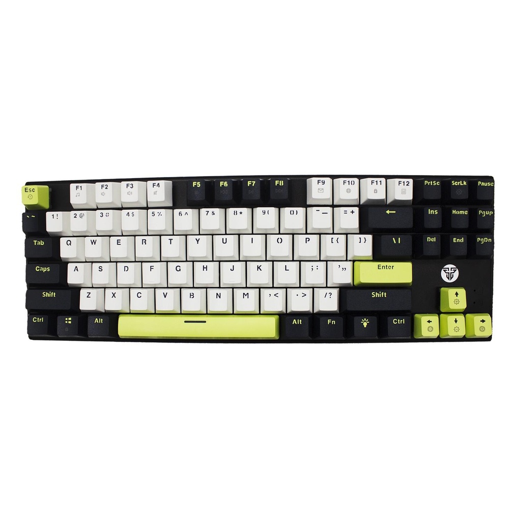 TECLADO FANTECH ATOM87S MK877S CABLEADO MORI-BLANCO SWITCH AZUL