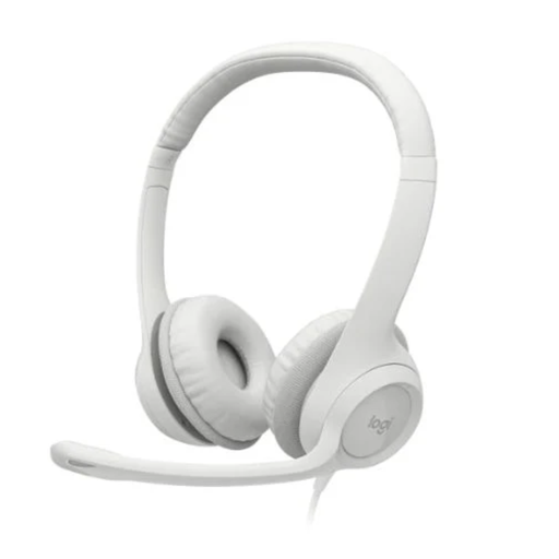 [203340] AUDIFONOS LOGITECH H390 ESTEREO HEADSET USB BLANCO