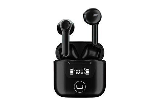 [202387] AUDIFONOS UNNO TEKNO HIPER TWS MICROFONO INALAMBRICO ESTUCHE BLUETOOH 5.0 NEGRO HS7507BK                                