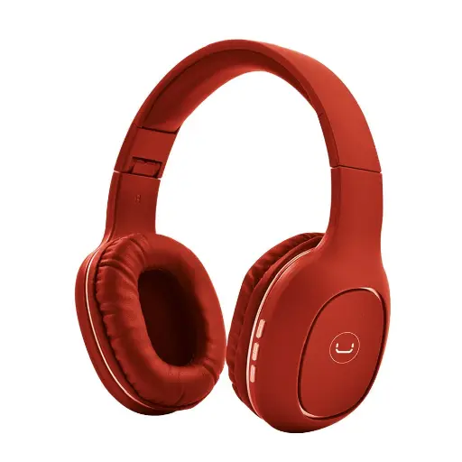 [202384] AUDIFONOS UNNO TEKNO OVALA BLUETOOTH 5.0 MANOS LIBRES ROJO HS7408RD