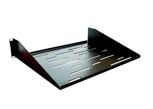 [202981] BANDEJA PARA RACK 19X12 CLASICA 2 UNIDADES NEGRO METALNET MET-NG-19X12CLAS-2U