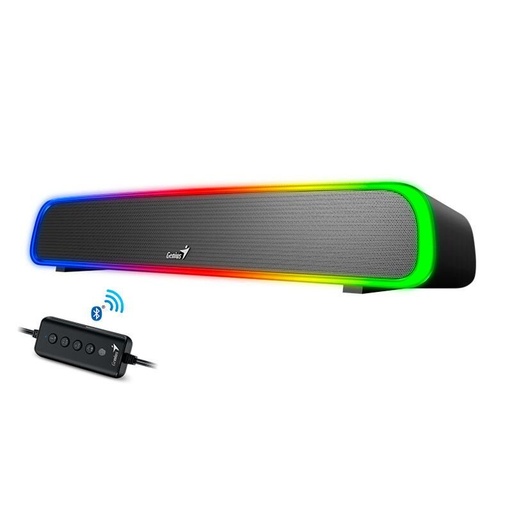 [203067] BARRA DE SONIDO GENIUS RS2 LUCES RGB USB|INALAMBRICO 200BT