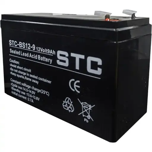 [203612] BATERIA STC SELLADA 12V 9A STC-BS12-9 PARA UPS | CERCO | ALARMAS | ETC