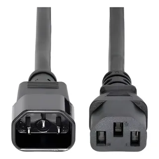 [204282] CABLE DE PODER 1.20MTS PARA UPS | PDU | C13 | C14 MACHO HEMBRA | EXTENSION CABLE DE PODER PC