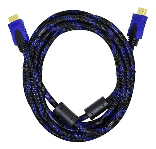 [200001] CABLE HDMI PLANO COLOR AZUL BLISTER 1.5 MTS .3.