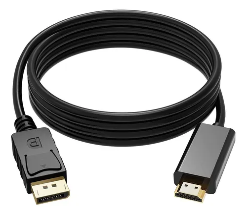 [203383] CABLE SPIDERTEC DISPLAY PORT A HDMI 1.8 MTS 1080P