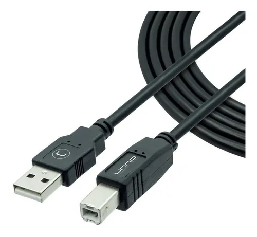 [201375] CABLE UNNO TEKNO IMPRESORA USB 3 MTS CB4007BK