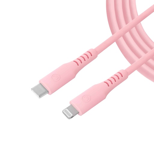 [202324] CABLE UNNO TEKNO PREMIUN USB -LIGHTNING 1.5M USB 2.0 ROSADO CB4074PK