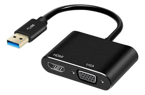 [203714] CABLE USB A HDMI |VGA 2.0 & 3.0