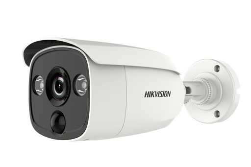 [203609] CAMARA BULLET HIKVISION 5MP 3.6MM TURBO HD DETECTOR PIR ESTROBOSCOPICO SALIDA RELE EXIR .0 20MTS IR LUZ BLANCA