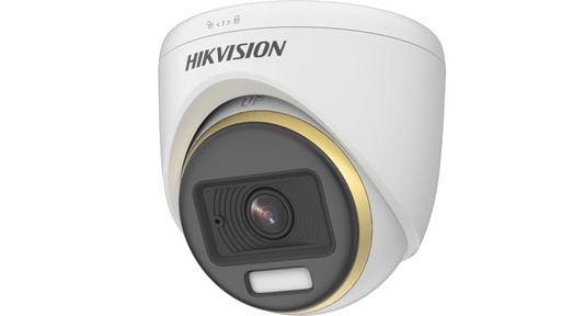 [203048] CAMARA DOMO TURBO DS-2CE70DF3T-PFS HD 2 MP | 2.8 MM | COLOR VU PLASTICA | MICROFONO INTEGRADO