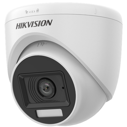 [203196] CAMARA DOMO TURBO HD DS-2CE76D0T-LPFS 2 MP | 2.8 MM | LUZ BLANCA 20 MTS | TVI-AHD-CVI-CVBS | DWDR |SMART LIGHT