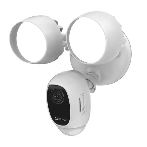 [202621] CAMARA IP WIFI 2 MP CS-LC1C-A0-1F2WPFRL | 2.8MM | 1080P | CON 2 LAMPARAS LED | EXTERIOR IP65 | AUDIO | SIRENA | NEGRO C
