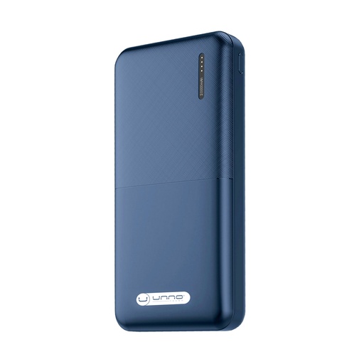 [202314] CARGADOR DE BATERIA (POWER BANK) UNNO SLIM 20000MAH USB DOBLE USB C - USB B | 5V PB2220BL