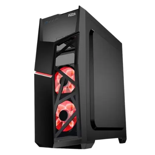 [201807] CASE AZZA GAMING CASE MID ATX 221G GOLEM LED FAN|SIN FUENTE