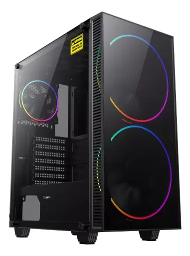 [203962] CASE GAMEMAX BLACK HOLE MID TOWER NEGRO USB +