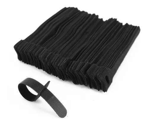 [203809] CINTA VELCRO STC 12 X 200MM PAQUETE 100 UNIDADES STC-VCT