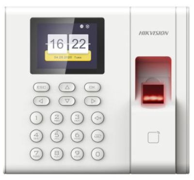 [202462] CONTROL DE ASISTENCIA DS-K1A8503MF POR HUELLA | TARJETA MIFARE. CAPACIDAD: 1000 HUELLAS, 1000 TARJETAS, 100.000 REGISTRO
