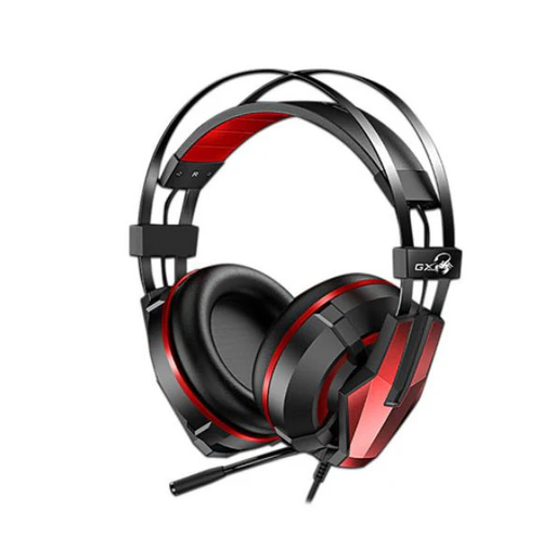 [201712] AUDIFONOS CON MICROFONO GENIUS GAMING HS-G710V | AUDIO 7.1 | EFECTO SONIDO | VIBRATION | OMNI DIRECCIONAL | USB | NEGRO - ROJO