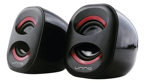[201450] CORNETAS UNNO TEKNO SP9012RD BRAZZA USB 2.0 BLACK|ROJO SP9012RD