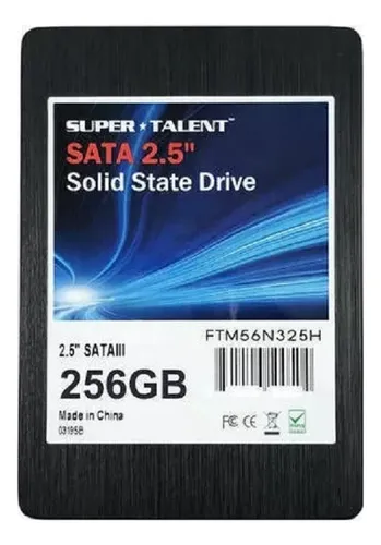[203456] DISCO DURO SOLIDO SUPER TALENT 256GB SSD 2.5" SATA T2405
