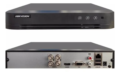 [203295] DVR 4 CANALES DS-7204HGHI-K1 TURBO HD 1080P LITE + 1 IP 1 SATA 1 AUDIO H265 DEEP LEARNING 2.0