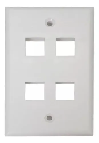 [203013] FACE PLATE 4 TOMAS BLANCO WIREPLUSS WP-FP04-WHITE